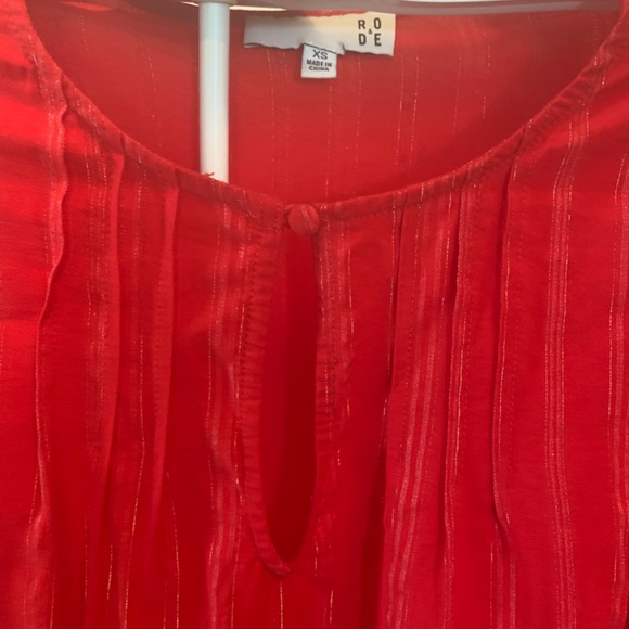 Anthropologie Ro&De  Pippa tunic mini dress. Maybe worn once . Retail 148 - Picture 7 of 9